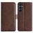Mobigear Slim Magnet Samsung Galaxy A17 Wallet case - Brown