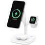 Mobigear MagStation Pro 3in1 MagSafe Charging Station for iPhone / AirPods & Apple Watch - White