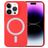 Mobigear Rubber Touch iPhone 15 Pro Max Silikoni MagSafe Suojakuori - Punainen