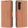 Mobigear Excellent Samsung Galaxy S23 Plus Capa livro Carteira - Castanho