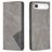 Mobigear Rhombus Slim iPhone Air Wallet case - Grey