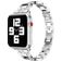 Mobigear Prague Correa Acero inoxidable Cierre de mariposa para Apple Watch - 42/41/40/38 mm - Plateado