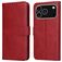 Mobigear Wallet iPhone 17 Pro Cover a libro portafoglio - Rosso