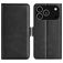 Mobigear Slim Magnet iPhone 18 Pro Max Pungetui med Seddelrum - Sort