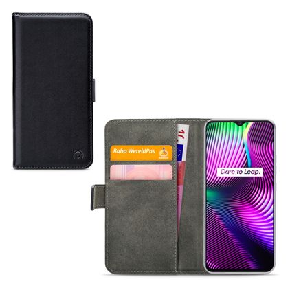 Mobilize Classic Gelly Wallet Realme 7i Pungetui med Seddelrum - Sort