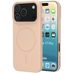 Mobiparts Slim Line iPhone 17 Pro MagSafe Plástico rígido Capa traseira - Dune Sand