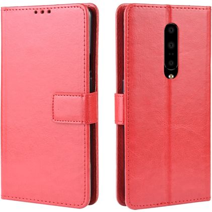 Mobigear Wallet OnePlus 7 Pro Cover a libro portafoglio - Rosso