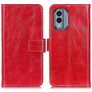 Mobigear Basic Nokia X30 Funda tipo libro Cartera - Rojo