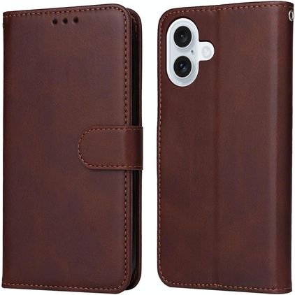 Mobigear Wallet iPhone 17 Etui z klapką typu portfel - Brązowy