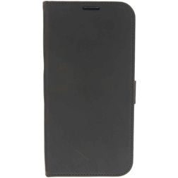 Valenta Classic iPhone 12 Pro Max Piel auténtica Funda tipo libro Cartera - Marrón
