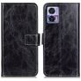 Mobigear Basic Motorola Edge 30 Neo Cover a libro portafoglio - Nero