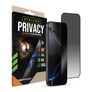 Striker Xtreme Impact Privacy iPhone 16 Pro Max Tempered Glass Screen Protector - Case Friendly - Black