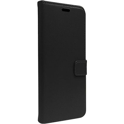 Valenta Gel Skin iPhone 15 Pro Genuine Leather Wallet case - Black