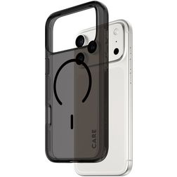 CARE by PanzerGlass Smokey iPhone 17 Pro Max MagSafe Hardcase Back cover - Smokey Black