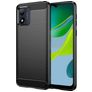 Mobigear Brushed Slim Motorola Moto E13 TPU flessibile Back cover - Nero
