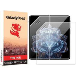 GrizzlyCoat OnePlus Open Hidrogel TPU Protector de pantalla - Compatible con fundas (pack de 2)