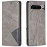 Mobigear Rhombus Slim Google Pixel 8 Pro Capa livro - Cinzento