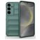 Mobigear Bumpy Samsung Galaxy S25 TPU flexível Capa traseira - Verde