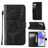 Mobigear Butterfly Samsung Galaxy A55 Pungetui med Seddelrum - Sort