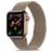 Mobigear Color Loop Bracelete Milanesa Fecho magnético para Apple Watch - 49/46/45/44 mm - Dourado