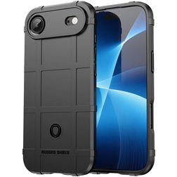 Mobigear Rugged Shield iPhone Air TPU flexible Carcasa Antigolpes - Negro