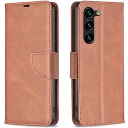 Mobigear Excellent Samsung Galaxy S25 Plus Pungetui med Seddelrum - Brun