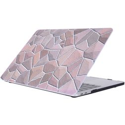 Mobigear Stone MacBook Pro 15 tommer (2016-2019) Hardshell Laptopcover MacBook Case - Model 2 - Model A1707 / A1990