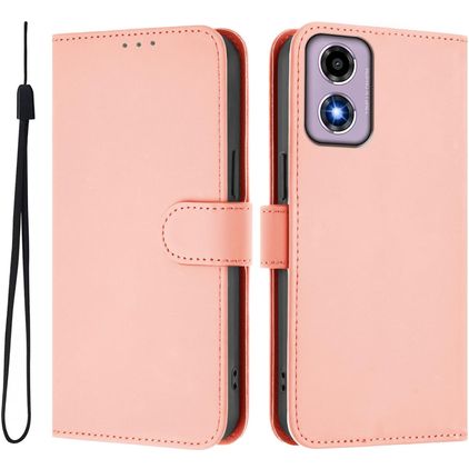 Mobigear Urban Wallet Motorola Moto E14 Funda tipo libro Cartera - Rosa