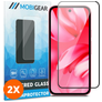Mobigear Premium Google Pixel 9a Cristal templado Protector de pantalla - Compatible con fundas - Negro (pack de 2)