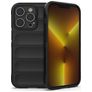 Mobigear Bumpy iPhone 14 Pro Fleksibel TPU Bagsidecover - Sort
