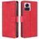 Mobigear Croco Motorola Edge 30 Ultra Capa livro Carteira - Vermelho
