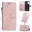 Mobigear Butterfly Samsung Galaxy A71 Capa livro Carteira - Rosa dourado