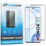 Mobigear Premium HONOR 50 Härdat glas Skärmskydd - Skalvänligt - Svart