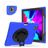 Mobigear SureGrip XGuard iPad Pro 13 Inch (2024) Case Plastic / Silicone Back cover + Stylus Holder + Shoulder Strap + Stand - Blue