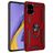 Mobigear Armor Ring Samsung Galaxy A51 Hardcase Back cover Antiurto con anello - Rosso