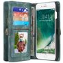 CaseMe 008 iPhone 7 Plus Funda tipo libro 2 en 1 con carcasa extraíble Cartera - Verde
