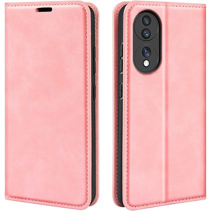 Mobigear Retro Slim HONOR 70 Capa livro Carteira - Rosa