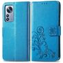 Mobigear Clover Xiaomi 12 Pro Wallet case - Blue