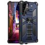 Mobigear Armor Stand Samsung Galaxy S22 Ultra Plástico rígido Capa traseira Antichoque com suporte - Azul