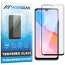 Mobigear Premium Vivo Y21s Tempered Glass Screen Protector - Case Friendly - Black