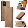 CaseMe 013 iPhone 12 Pungetui med Seddelrum - Brun