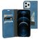 Mobiparts Classic Wallet iPhone 12 Pro Max Plånboksfodral med sedelfack - Steel Blue