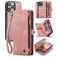 CaseMe 008 iPhone 16 Pro Max Case Detachable 2-in-1 Wallet Case Wallet - Pink