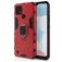 Mobigear Armor Ring Realme C21 Hard Case Back cover Shockproof with Ring Holder - Red