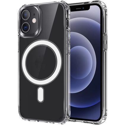 Mobigear Crystal Clear iPhone 12 Pro MagSafe Hard Case Back cover - Clear