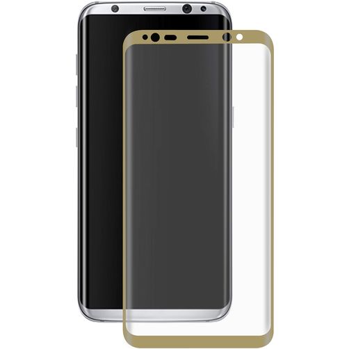Mobigear Curved Samsung Galaxy S8 Plus Panssarilasi Näytönsuoja - Kulta