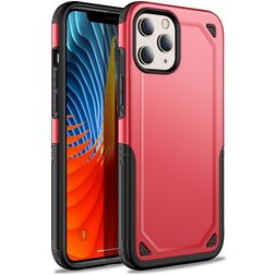 Mobigear Slim Armor iPhone 12 Pro Max Hardcase Etui plecki Wstrząsoodporne - Czerwony