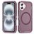 Mobigear Rugged Mag iPhone 16 Plus MagSafe Funda Plástico rígido Carcasa Antigolpes - Morado