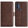 Mobigear Slim Magnet TCL 30 SE Wallet case - Brown