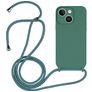 Mobigear Lanyard iPhone 14 Silicona Funda con cuerda - Verde